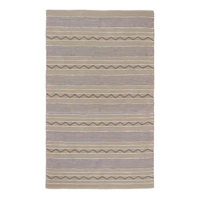 Rustic Recycled Rug - Stripe - 120x170cm