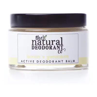 Natural Deodorant Co Active Deodorant Balm - Lemon & Geranium - 55g