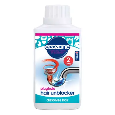 Ecozone Plughole Hair Unblocker - 250ml