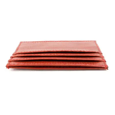 Elvis & Kresse Reclaimed Firehose Triple Card Holder - Red