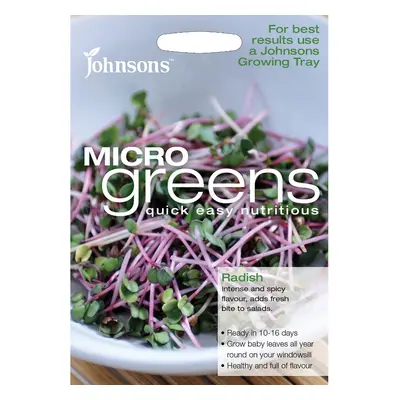 Johnson's Microgreens Seeds - Radish