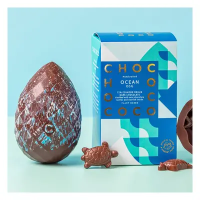 Chococo 72% Ecuador Dark Chocolate Ocean Easter Egg - 175g