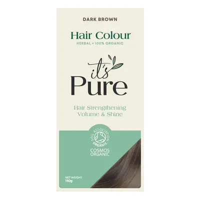 It's Pure Organic Herbal Hair Colour - Dark Brown - 110g