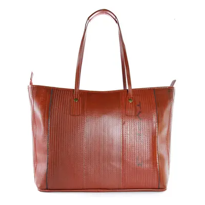 Elvis & Kresse Reclaimed Firehose Tote Bag - Red