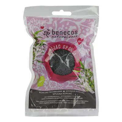 Benecos Natural Black Bamboo Konjac Sponge