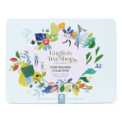 English Tea Shop Your Wellness Tea Collection Blue Gift Tin - 36 Bags