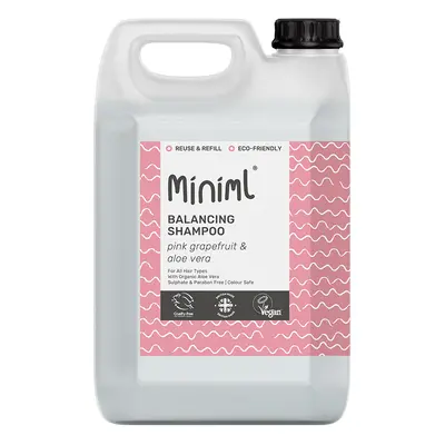 Miniml Balancing Pink Grapefruit & Aloe Vera Hair Shampoo - 5L