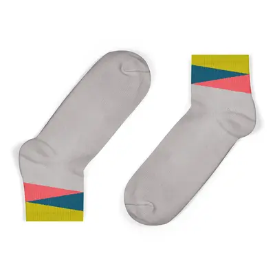 Unisock Kids Grey Geom Ankle Socks