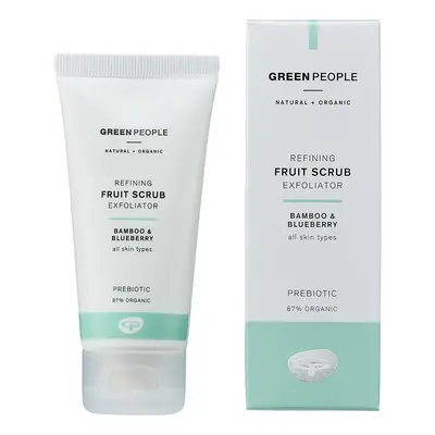 Green People Fruit Scrub Exfoliator - Bamboo & Cranberry - 50ml