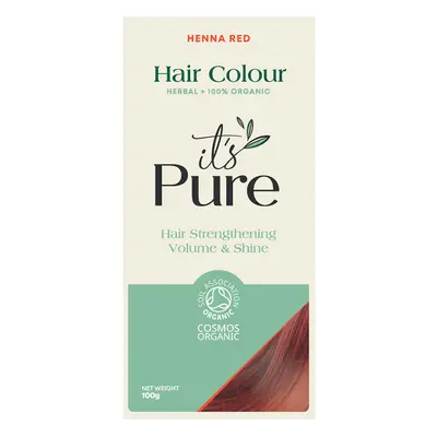 It's Pure Organic Herbal Hair Colour - Henna Red - 100g