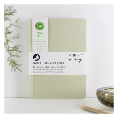 VENT for Change Recycled Sucseed A5 Notebook - Kiwi - 160 pages