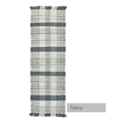 Highland Check Recycled Runner - 67x200cm