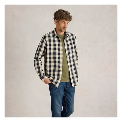 White Stuff Buffalo Check LS Shirt - Navy Multi