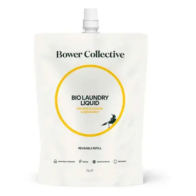 Bower Collective Bio Laundry Liquid - Orange Blossom & Bergamot Refill - 1L