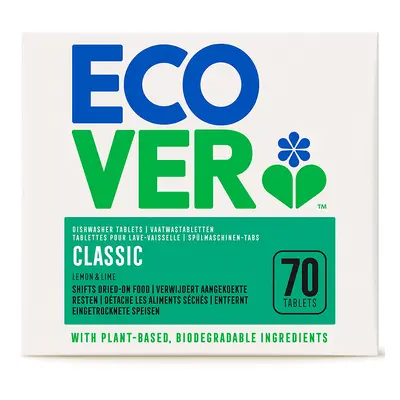 Ecover Classic Dishwasher Tablets - Lemon & Lime - 70 Tabs