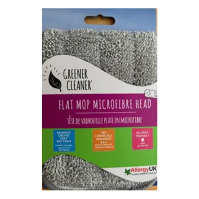 Greener Cleaner Microfibre Mop Head Replacement - Slate Grey