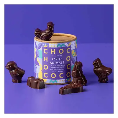 Chococo 72% Ecuador Dark Chocolate Easter Shapes