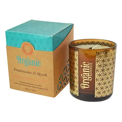 Organic Smudge Scented Candle - Frankincense & Myrrh - 200g