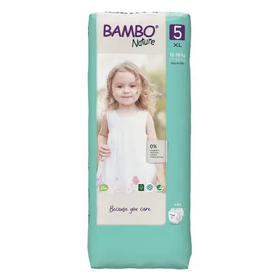 Bambo Nature Disposable Nappies - Junior - Size 5 - Economy Pack of 44