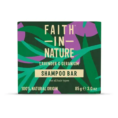 Faith in Nature Shampoo Bar - Lavender & Geranium - 85g