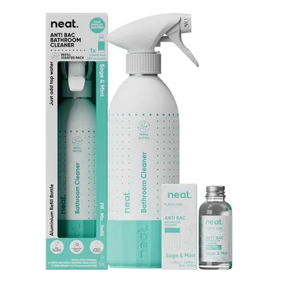 Neat. Anti-Bac Bathroom Cleaner Starter Kit - Sage & Mint - 500ml