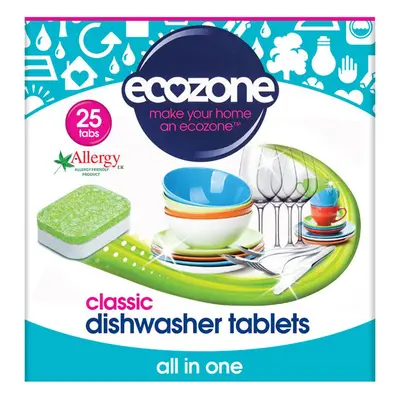 Ecozone Dishwasher Tablets Classic - Pack of 25