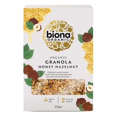 Biona Organic Honey Hazelnut Granola - 375g