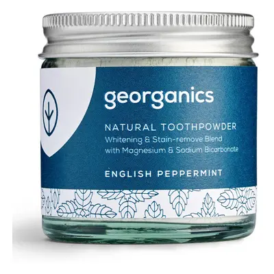 Georganics Natural Toothpowder - English Peppermint - 60ml