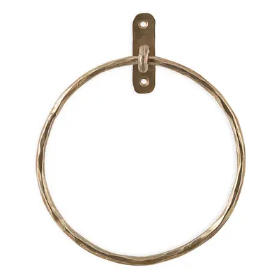 Olani Towel Ring - Antique Brass