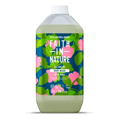 Faith in Nature Wild Rose Body Wash - 5L