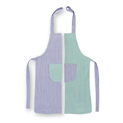 Kite Ticking Apron - Blue Green