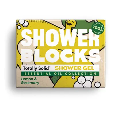 Shower Blocks Solid Shower Gel - Lemon & Rosemary - 100g