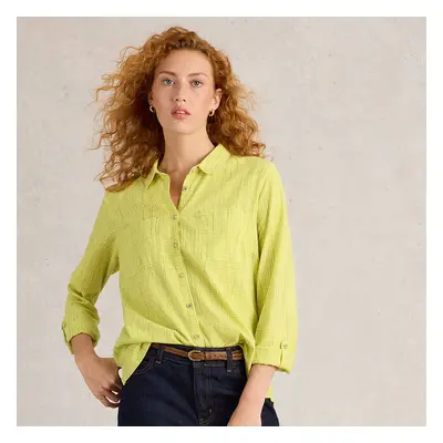 White Stuff Sophie Organic Cotton Shirt - Yellow