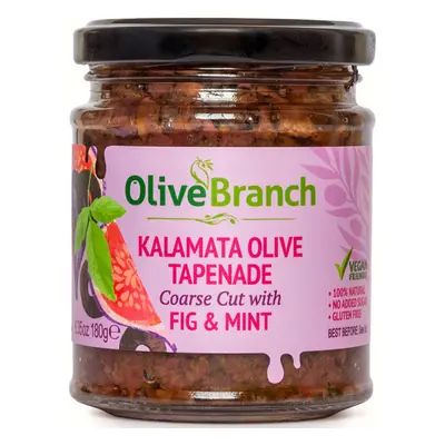 Olive Branch Chunky Tapenade - Kalamata Olives With Fig & Mint - 180g