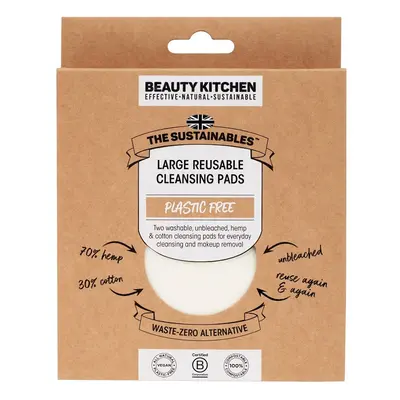 Beauty Kitchen The Sustainables Large Reusable Cleansing Pads - Pack of 2