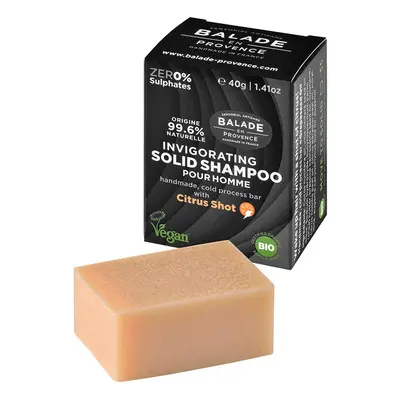 Balade en Provence Invigorating Citrus Solid Shampoo for Men - 40g