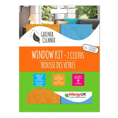 Greener Cleaner Window Cloth Kit - Pack of 2