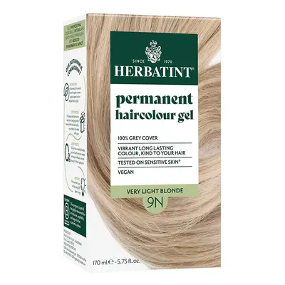 Herbatint Permanent Hair Colour Gel - 9N Very Light Blonde - 170ml