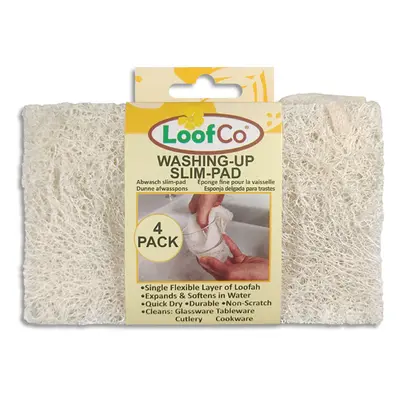 LoofCo Washing-Up Slim Pad - Pack of 4