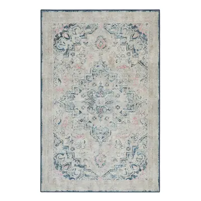 Hug Rug Eco-Washable Classical Blue Rug - 120 x 185cm