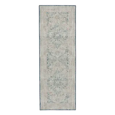 Hug Rug Eco-Washable Classical Blue Runner Rug - 75 x 220cm