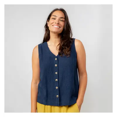 Lily & Me Allium Vest - Navy