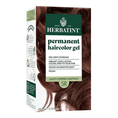 Herbatint Permanent Hair Colour Gel - 5R Light Copper Chestnut - 170ml