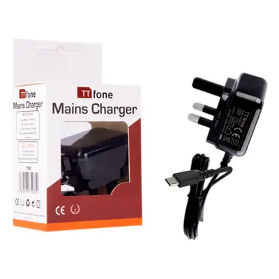 Original Mains Charger for all TTfone models - MicroUSB & Type-C Cable for TT970