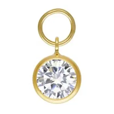 Gold Filled Cubic Zirconia Hooplet 6mm