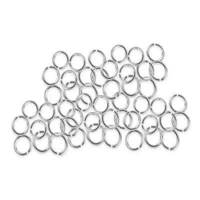 Sterling Silver Open Jump Ring Heavy 6mm Pack of 50