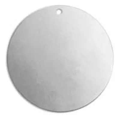 ImpressArt Aluminium Round Disc 25mm Stamping Blank Pack of 11 Pierced Hole