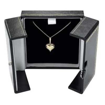 Black Leatherette 2 Door Pendant Box