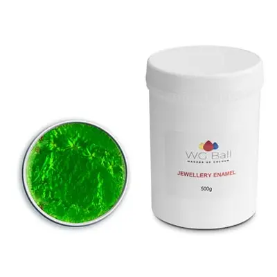 WG Ball Transparent Enamel Budgerigar Green 430 500g Lead Free