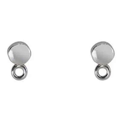 Sterling Silver Round Ear Stud And Ring 3mm Pack of 2, 100% Recycled Silver